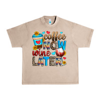 French Oak coffee now wine later Urban Heavy Tee - Zillion Design Studio