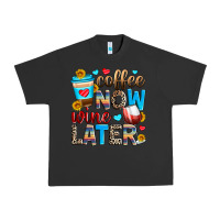 Pigment Black coffee now wine later Urban Heavy Tee - Zillion Design Studio
