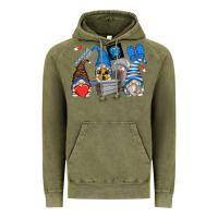 Vintage Olive mri gnomes Vintage Hoodie - Zillion Design Studio