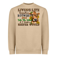 Mushroom living life somewhere between jesus take the wheel Heavyweight Sweatshirt - texasbilliewilder