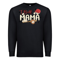 Black t ball mama baseball Premium Sweatshirt - MaliasSmallBusiness