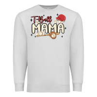 Dove Grey t ball mama baseball Premium Sweatshirt - MaliasSmallBusiness