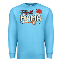 Ocean Blue t ball mama baseball Premium Sweatshirt - MaliasSmallBusiness