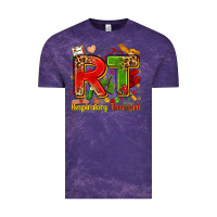Cloud Purple respiratory therapist juneteenth Vintage Tee - Zillion Design Studio