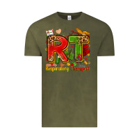 Vintage Olive respiratory therapist juneteenth Vintage Tee - Zillion Design Studio