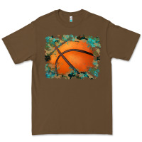 Cacao sports basketball background Premium Tee - Artiststas
