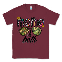 Burgundy mama of both Classic Tee - CowhideDigitalArt
