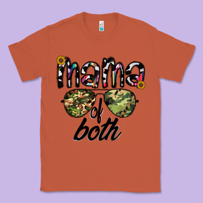 Mama Of Both Classic Tee Designed By Cowhidedigitalart