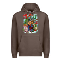 Coffee Fa la la la skeleton farm Premium Hoodie - NancyCooperArtShop