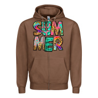 Chestnut summer leopard tie dye Zipper Hoodie - Jasminsmagicworld