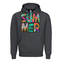 Smoke summer leopard tie dye Zipper Hoodie - Jasminsmagicworld