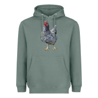 Sage Dominique Chicken Heavyweight Hoodie - LillyAllenDesigns