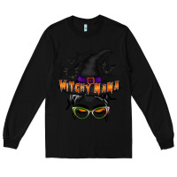 Black witchy nana Long Sleeve Tee - RacoonDesign