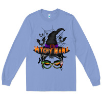 Colony Blue witchy nana Long Sleeve Tee - RacoonDesign