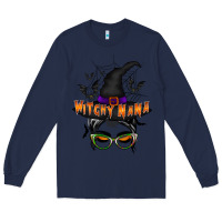 Navy witchy nana Long Sleeve Tee - RacoonDesign