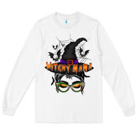 White witchy nana Long Sleeve Tee - RacoonDesign