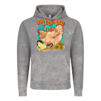Mama Hen With Sunflowers Vintage Hoodie | Teevron