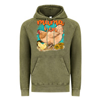 Vintage Olive mama hen with sunflowers Vintage Hoodie - texasbilliewilder