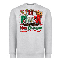 Heather Grey el papa mas chingon Heavyweight Sweatshirt - Zillion Design Studio