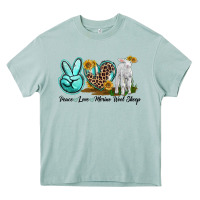 Arona Peace Love Merino Wool Sheep Heavy Core Tee - LillyAllenDesigns