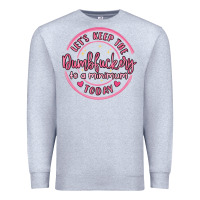 Heather Grey dumbfuckery to minimum Premium Sweatshirt - MaliasSmallBusiness