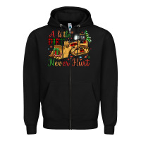Black Christmas A Little Dirt Never Hurt Zipper Hoodie - Artiststas