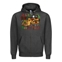 Charcoal Heather Christmas A Little Dirt Never Hurt Zipper Hoodie - Artiststas