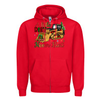 Red Christmas A Little Dirt Never Hurt Zipper Hoodie - Artiststas
