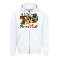 Christmas A Little Dirt Never Hurt Zipper Hoodie | Teevron