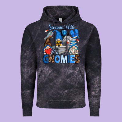 Scannin' With My Gnomies Vintage Hoodie Designed By Zillion Design Studio