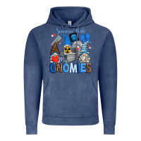 Vintage Denim scannin' with my gnomies Vintage Hoodie - Zillion Design Studio