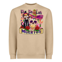 Mushroom dia de los muertos Heavyweight Sweatshirt - Zillion Design Studio