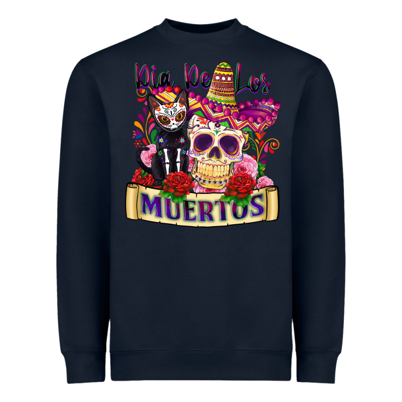 Dia De Los Muertos Heavyweight Sweatshirt by Zillion Design Studio | Teevron