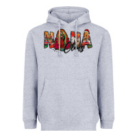 Heather Grey nana claus lady of guadalupe Heavyweight Hoodie - Jasminsmagicworld