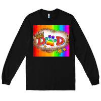 Black lgbtq dad and paw Long Sleeve Tee - HRA Design Shop