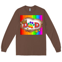Chestnut lgbtq dad and paw Long Sleeve Tee - HRA Design Shop
