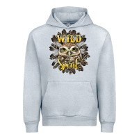 Heather Grey wild spirit owl Urban Hoodie - BarkalooDesign