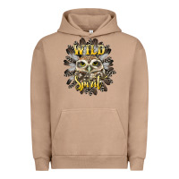Pigment Burro wild spirit owl Urban Hoodie - BarkalooDesign