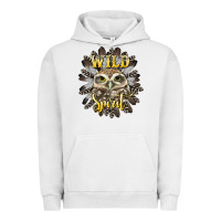 Pigment Lunar Rock wild spirit owl Urban Hoodie - BarkalooDesign