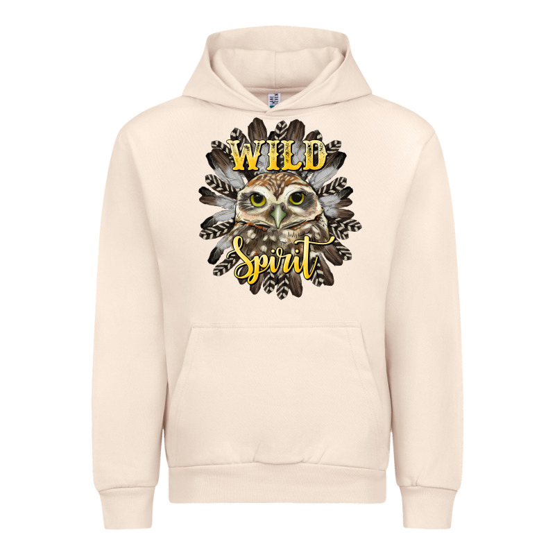 Wild Spirit Owl Urban Hoodie by BarkalooDesign | Teevron