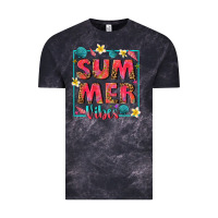 Cloud Black summer  vibes Vintage Tee - texasbilliewilder
