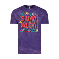 Cloud Purple summer  vibes Vintage Tee - texasbilliewilder