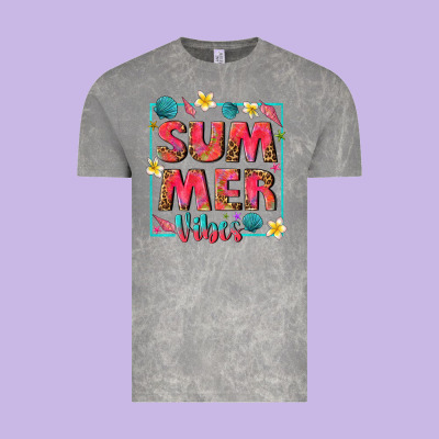 Summer  Vibes Vintage Tee Designed By Texasbilliewilder