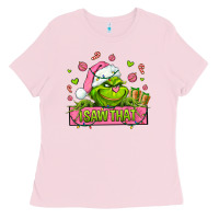 Bubblegum Pink christmas characters  i+saw+that+ Ladies Tee - AdoDesignShop