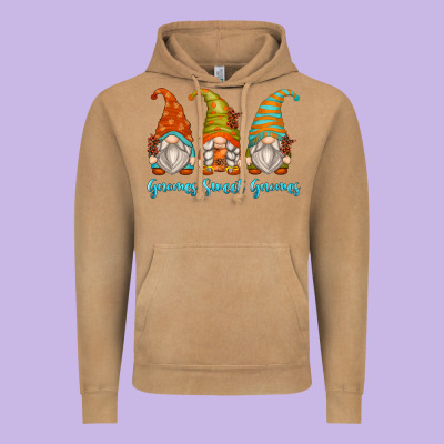 Gnomes Sweet Gnomes Vintage Hoodie Designed By Zillion Design Studio