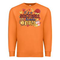 Carrot it's a softball kinda day Premium Sweatshirt - MaliasSmallBusiness