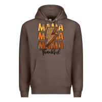 Coffee Thankful Mama Premium Hoodie - MaliasSmallBusiness