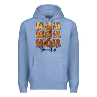 Colony Blue Thankful Mama Premium Hoodie - MaliasSmallBusiness