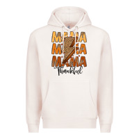 Pale Pink Thankful Mama Premium Hoodie - MaliasSmallBusiness