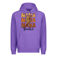 Purple Thankful Mama Premium Hoodie - MaliasSmallBusiness